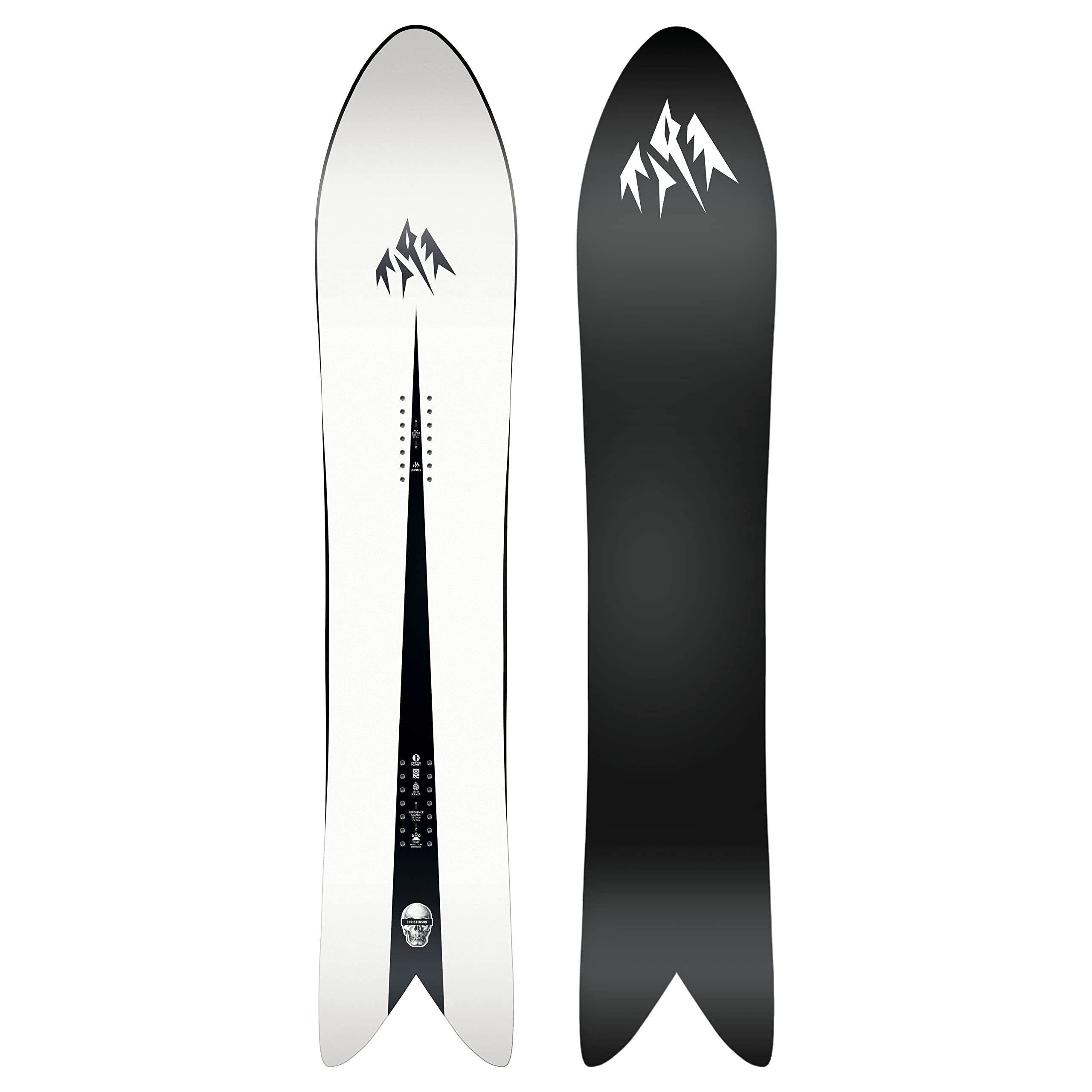 JONES Snowboards Storm Wolf Snowboard, Surf Series, Directional Freeride, 162cm, Big Horn Series