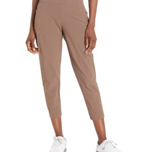 adidas Women's Standard Ultimate365 Tour Pull On Ankle Pants, Earth Strata, Large