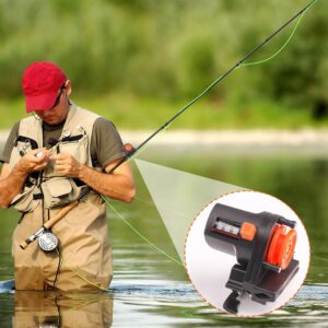 Fishing Line Counter, Fishing Line Depth Finder Line Counter Clip On Winder Spooler Portable Length Gauge Tackle Tool with Easy Read Display for Spooling Trolling Jigging Outdoor Enthusiasts 0 999M