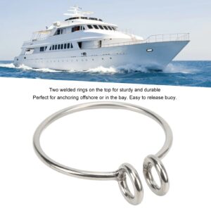 Yuecoom Anchor Retrieval Ring, 8mm Stainless Steel Marine Anchor Retrieving System for Boat Yacht Fishing