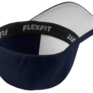 Custom Embroidered Flex Baseball hat. Flex Baseball 6277/6477 Baseball Cap. Place Your Own Logo or Design (S/M, Deep Navy)