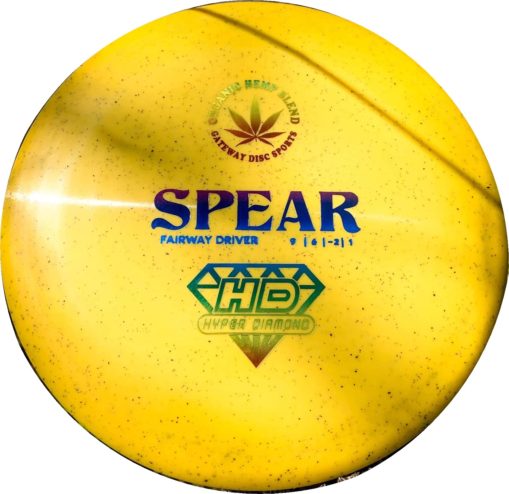 Gateway Disc Sports Hyper-Diamond Hemp Spear Fairway Driver Golf Disc [Colors Will Vary] - 170-172g