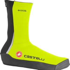 Castelli Instenso UL Shoecover I Windproof, Shoe Warmer Overshoes for Cycling, Mountain Biking - Electric Lime - Large