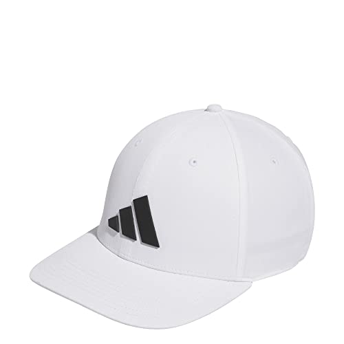 adidas Tour Snapback Golf Hat, White, One Size