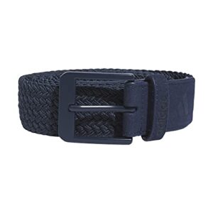 adidas unisex-adult Braided Stretch Belt, Collegiate Navy, Small-Medium