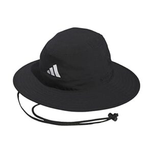 adidas Golf Standard Mens Wide Brim Hat, Black, OSFM