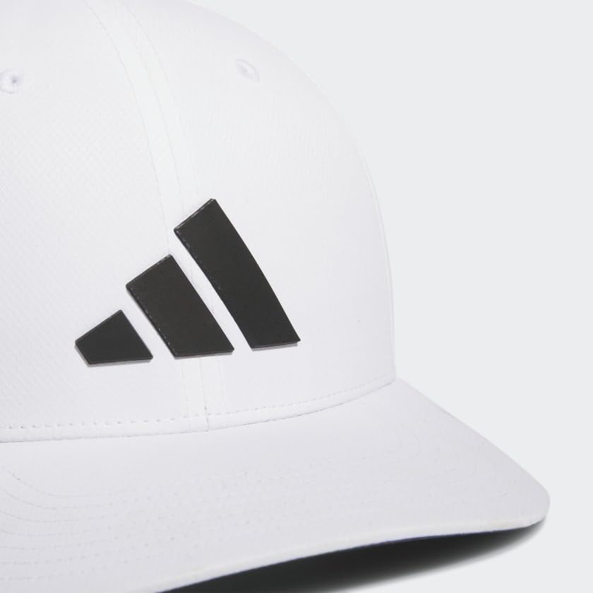 adidas Tour Snapback Golf Hat, White, One Size