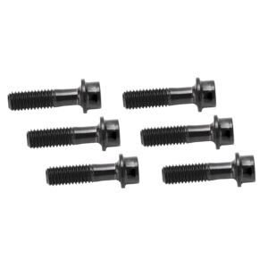 BuyWeek Bike Stem Bolts, 6Pcs M5x18mm Bicycle Stem Fixing Screws Bike Brake Lever Fixing Bolts Screw for Mountain Road Bike Black