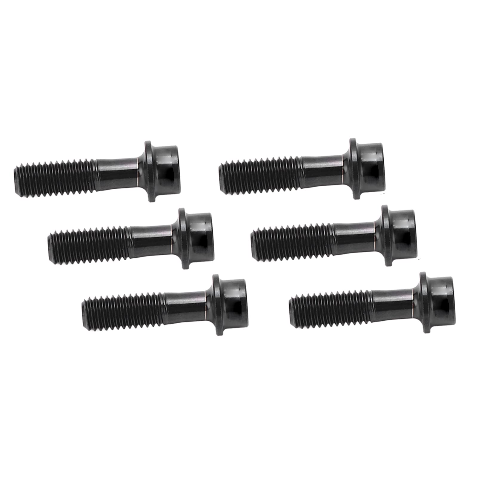 BuyWeek Bike Stem Bolts, 6Pcs M5x18mm Bicycle Stem Fixing Screws Bike Brake Lever Fixing Bolts Screw for Mountain Road Bike Black