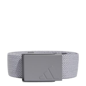 adidas heather web belt reversible, grey three, osfm