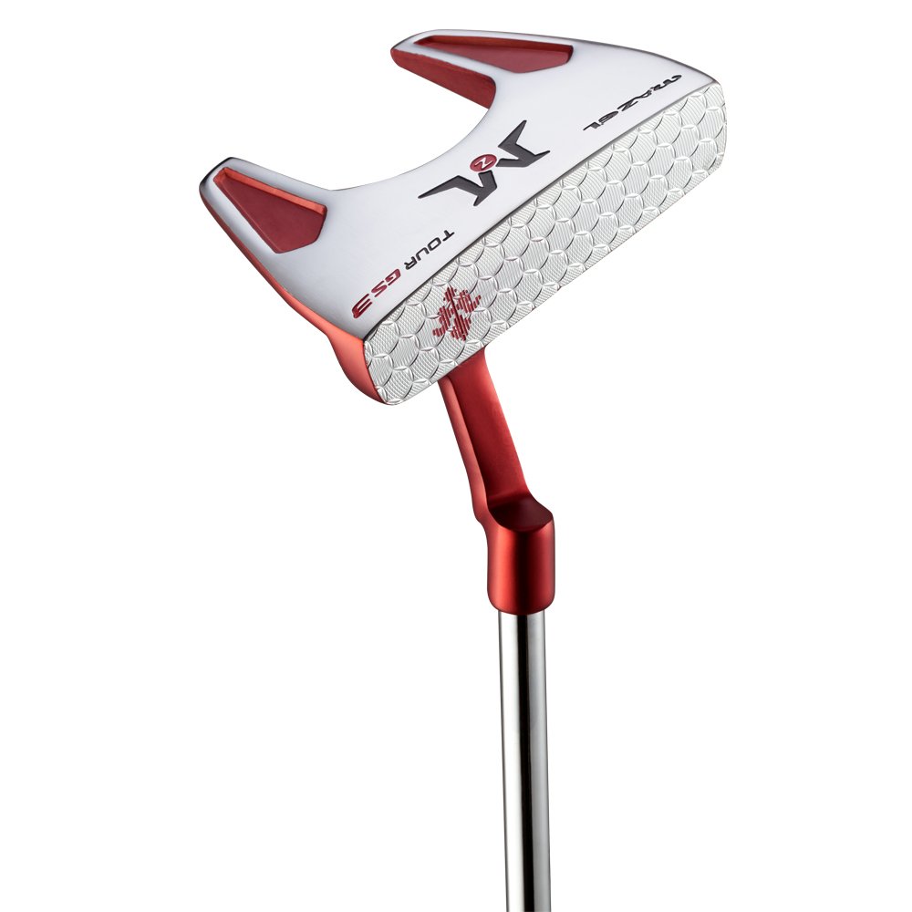 MAZEL Golf Putter with Red Grip & Golf Putting Ball,Bundle of 2