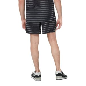 New Balance Men's Accelerate 5 Inch Short 19, Black Print, X-Large