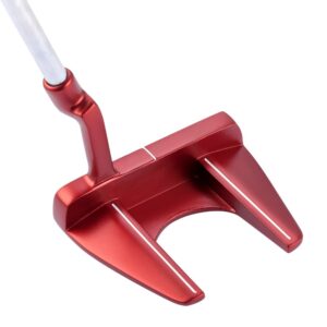 MAZEL Golf Putter with Red Grip & Golf Putting Ball,Bundle of 2