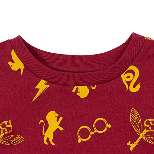 Harry Potter Little Girls French Terry Cosplay Pullover Sweatshirt Red 7-8