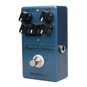 YMUZE Moskyaudio Delay Echo Guitar Effect Mini Guitar Parts Pedal Effector True bypass (Magnetic Delay)