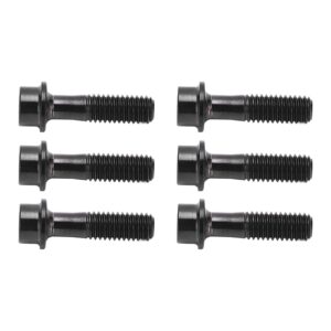 BuyWeek Bike Stem Bolts, 6Pcs M5x18mm Bicycle Stem Fixing Screws Bike Brake Lever Fixing Bolts Screw for Mountain Road Bike Black