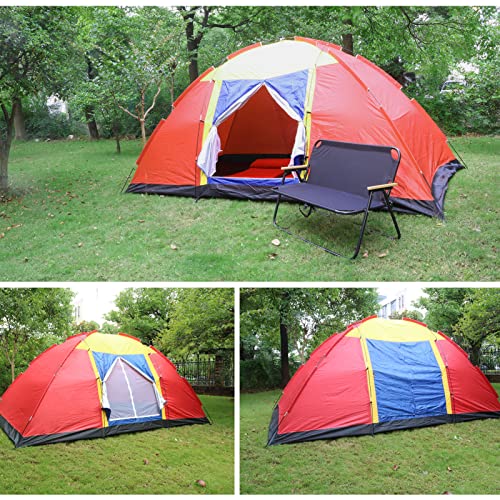 MKSY 8 Person Tent for Camping, Waterproof Windproof Cabin Tent Family Tent Easy Set Up Party Large Tent with Portable Carry Bag for Hiking Traveling