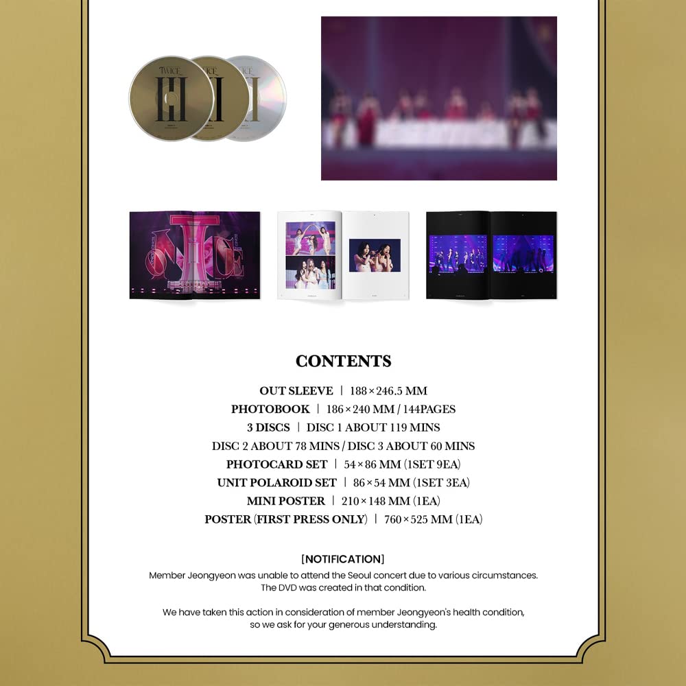 dreamus TWICE 4TH WORLD TOUR Ⅲ IN SEOUL [DVD] (Folded poster)