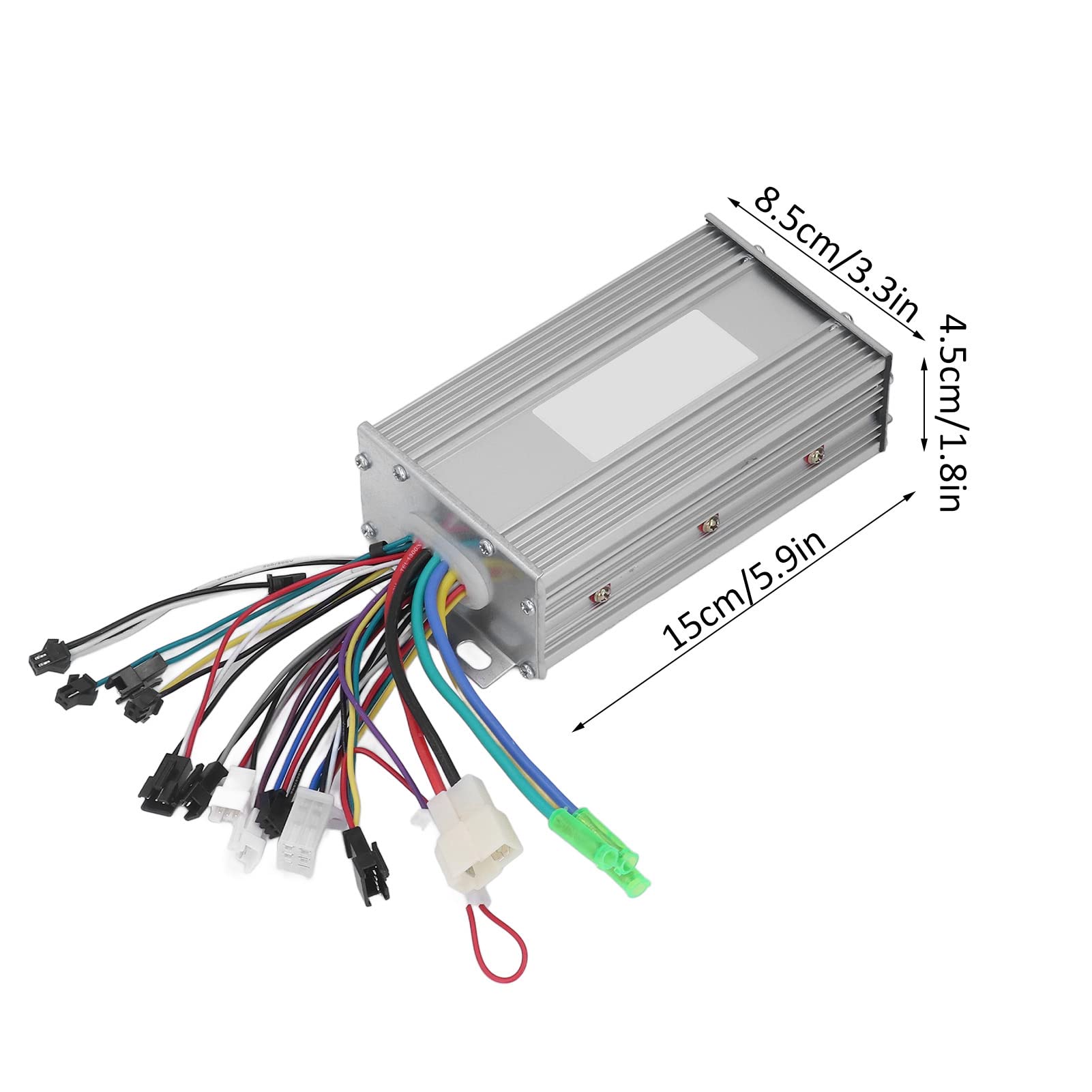 VBESTLIFE 36/48V 500W Electric Brushless Motor Controller Kit,Electric Bike Brushless Controller with LCD Display Throttle Grip Kit