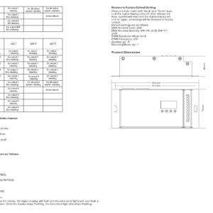 SIRS-E 5 Channel CV DMX RDM Digital PWM Decoder 8/16 bits for RGB & RGBW LED Lighting 12-24V DC UL Recognized Controller 5x8A Dimmer 5809 SR-2108B-M5-5