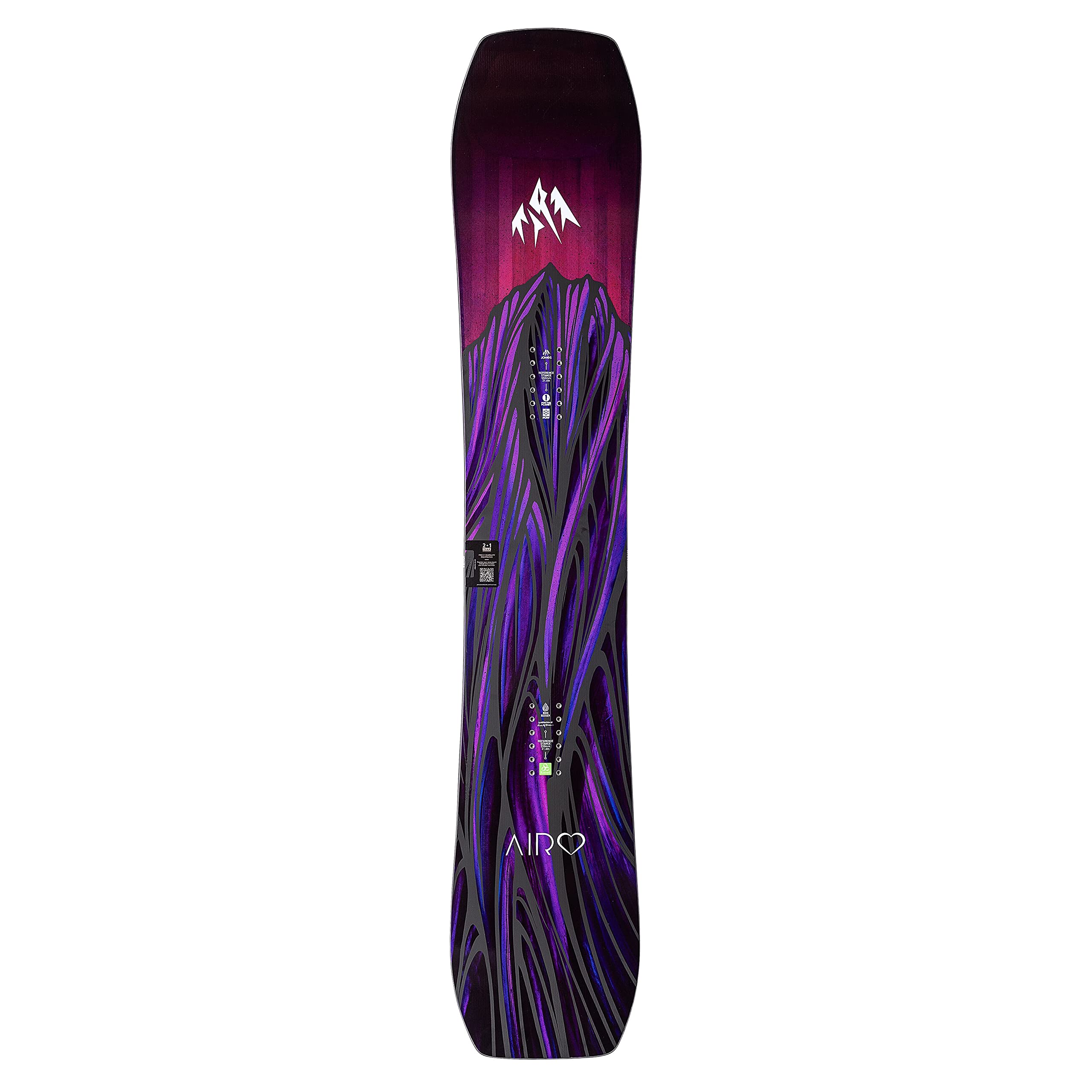 JONES Snowboards Women's Airheart 2.0 Snowboard, Directional Twin, 152cm