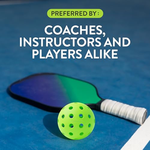 Pro Aviana Outdoor Pickleball Balls - USAPA Approved for Tournament Play 6, 12 & 48 Packs | Durable 40-Hole Design | Ideal for All Skill Levels | Pickleball Accessories | Pickleball Balls Outdoor