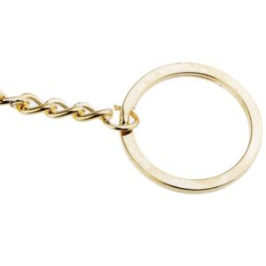 Generic Coin Holder Keychains Key Chains Women Men Fans Souvenir Gift Keyring 40mm, Gold, as described