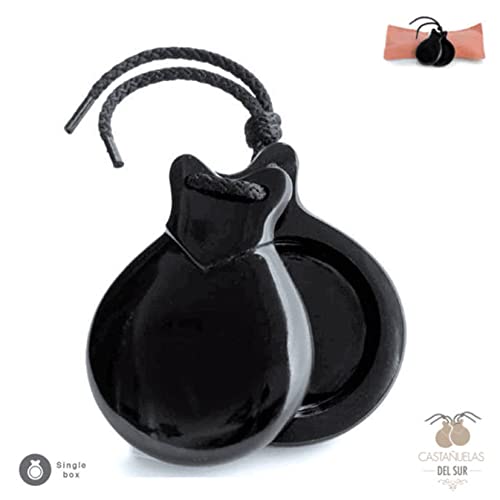 Castañuelas del Sur Flamenco Castanets Black Fiber Amateur (4)