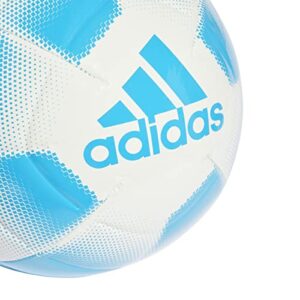 adidas Unisex-Adult EPP Club Ball, White/Bold Aqua, 5