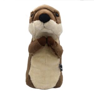 golf club headcover driver wood plush animal sea otter sport head covers for golf lovers women men (driver, 1)