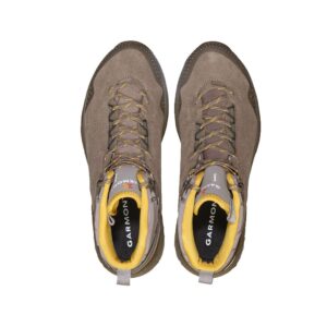 Garmont Men's Groove Mid G-Dry Hiking Shoe, Taupe/Yellow, 12