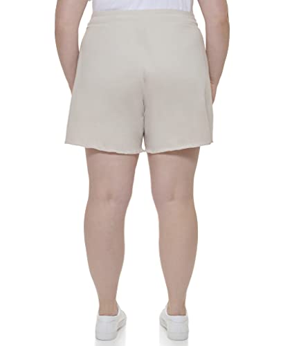 Calvin Klein Performance Women's Active Short, NU Beige, 1X