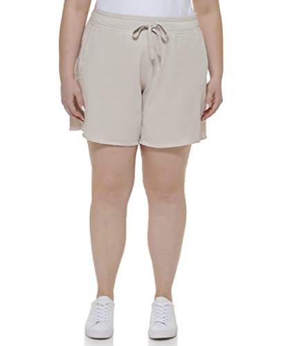 Calvin Klein Performance Women's Active Short, NU Beige, 1X