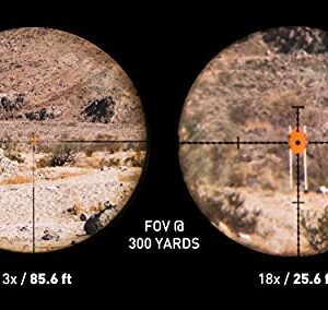 Monstrum G3 3-18x50 FFP Rifle Scope | Monstrum Extended Length Offset Scope Mount | 30 MOA | Bundle