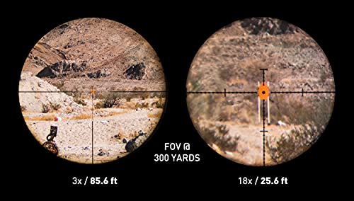 Monstrum G3 3-18x50 FFP Rifle Scope | Monstrum Extended Length Offset Scope Mount | 30 MOA | Bundle