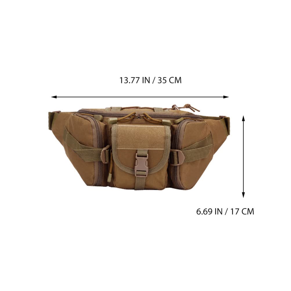 Fishing Fanny Pack Hiking Storage Bag Nylon Waist Bag Waterproof Waist Bag Sports Bag Waterproof Waist Pouch Waist Storage Bag Portable Waist Bag Fishing Bag Hiking Waist Bag