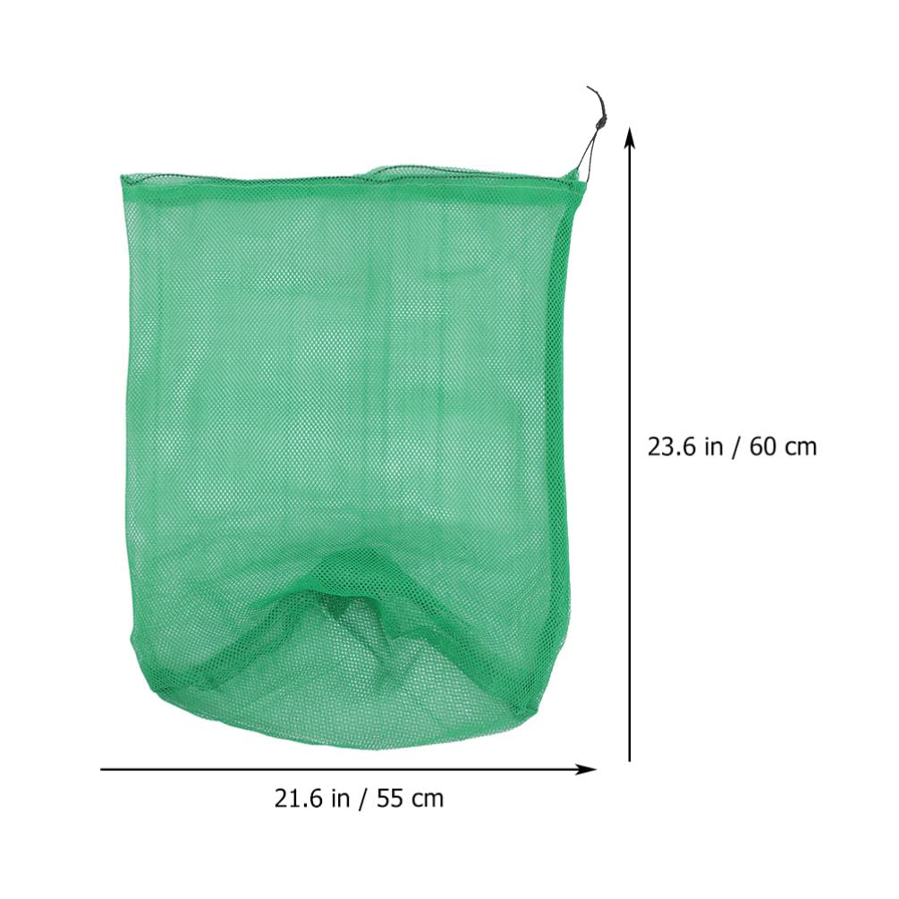 4pcs Fishing Net Bag Diving Fish Net Bag Fish Storage Bag Nylon Fishing Net Large Capacity Fish Net Portable Fishing Pouch Drawstring Fish Net Fish Catching Net Fish Catcher Net