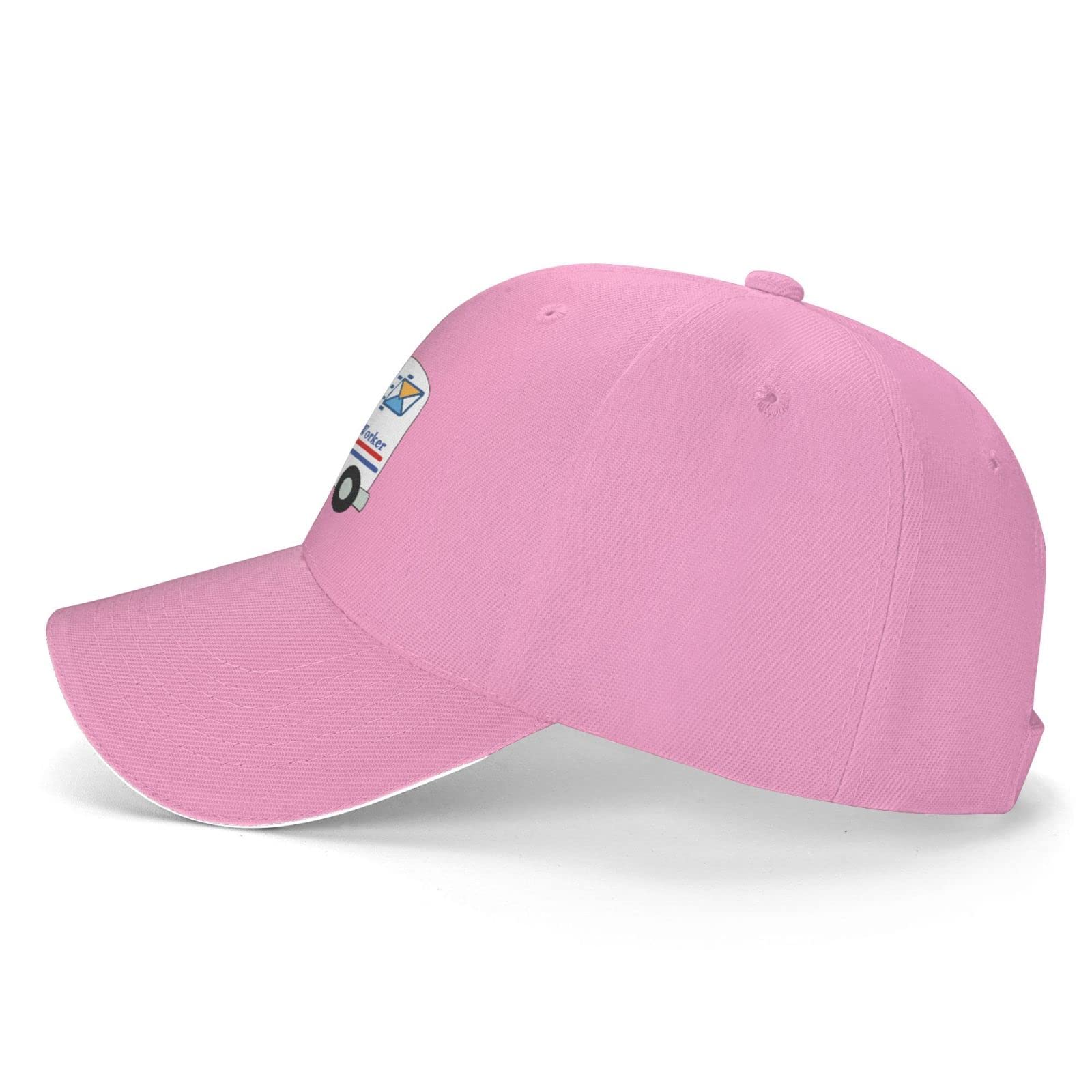 Pictetw Postal Worker Hats for Men and Women,Postal Worker Gift Hat. Pink