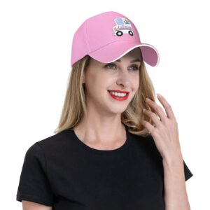 Pictetw Postal Worker Hats for Men and Women,Postal Worker Gift Hat. Pink