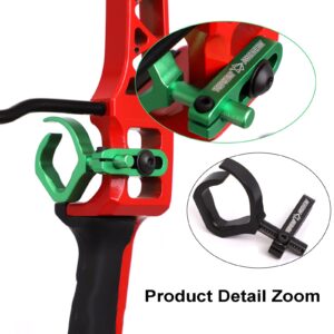 Bowfishing Arrow Rest Aluminum Alloy Arrow Rest Archery Arrow Rest for Compound Bow Recurve Bow Bow Fishing Accessories (Black)