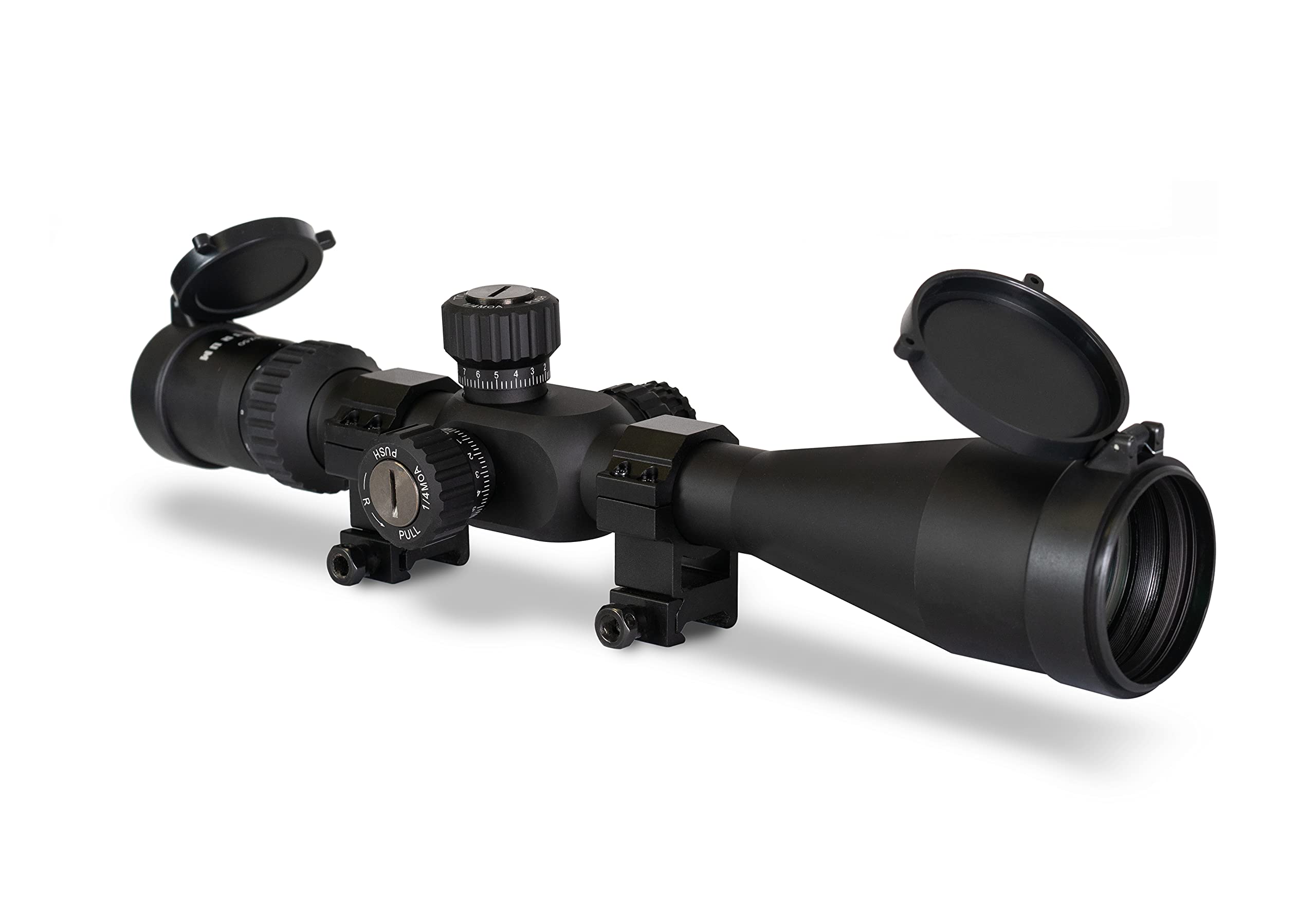 Monstrum G3 4-16x50 FFP Rifle Scope | Monstrum Extended Length Offset Scope Mount | 20 MOA | Bundle