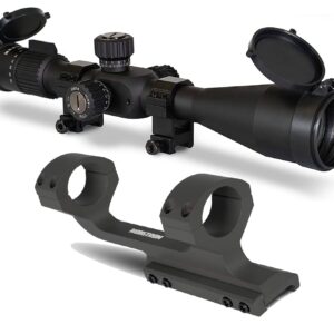 Monstrum G3 5-25x50 FFP Rifle Scope | Monstrum Extended Length Offset Scope Mount | 30 MOA | Bundle