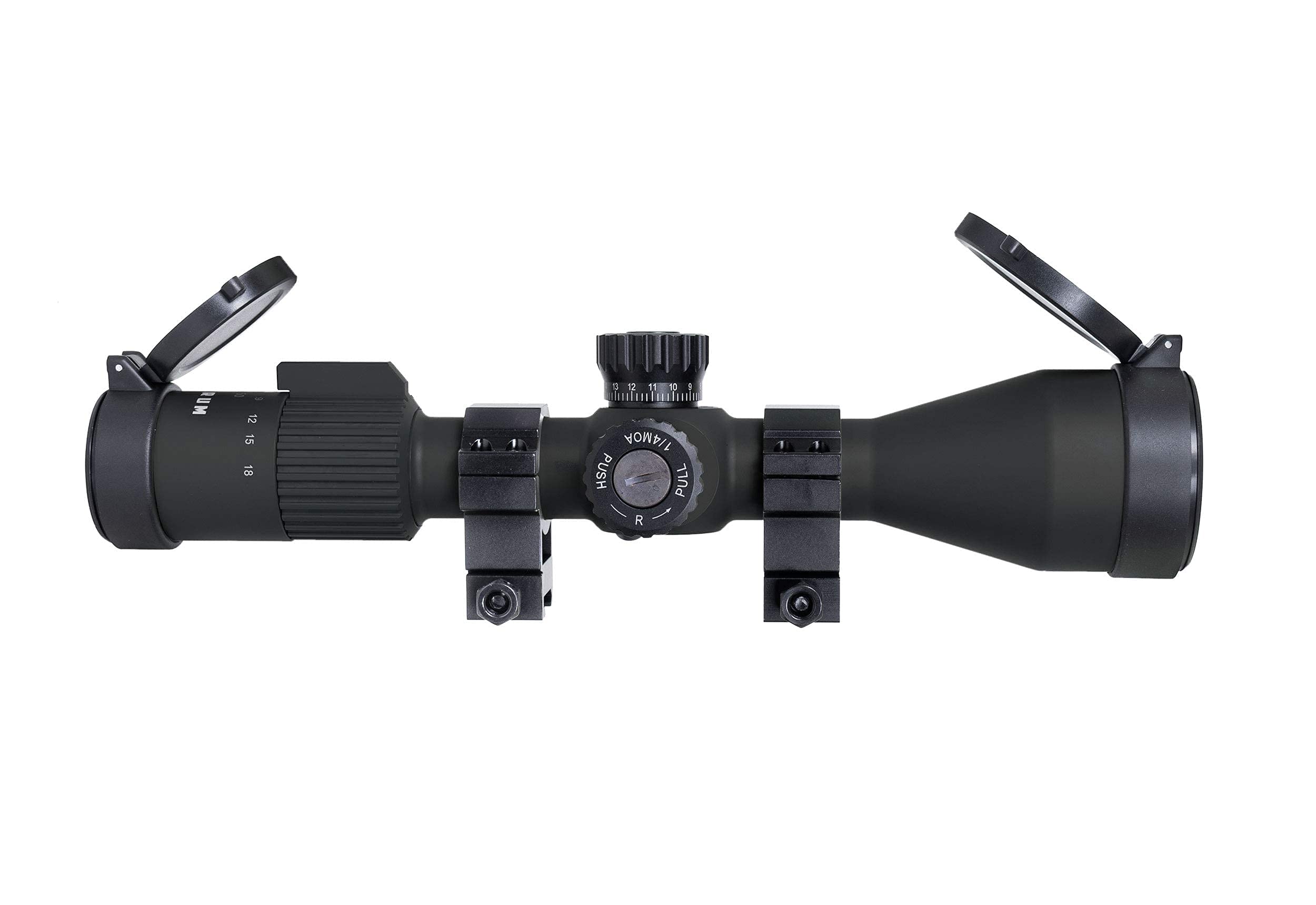 Monstrum G3 3-18x50 FFP Rifle Scope | Monstrum Extended Length Offset Scope Mount | 20 MOA | Bundle