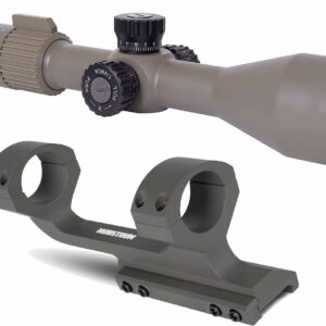 Monstrum G3 3-18x50 FFP Rifle Scope | Flat Dark Earth | Monstrum Extended Length Offset Scope Mount | 20 MOA | Bundle