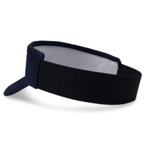 Headsweats unisex adult Lightweight Performance Running Sun Visor, Navy Blue, 1 US