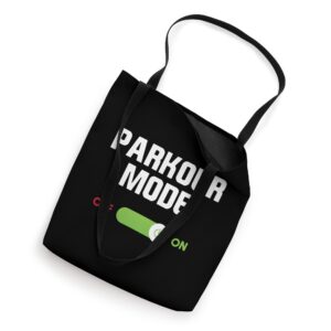 Parkour Mode - Backflip Freerunning Urban Gymnastic Tote Bag