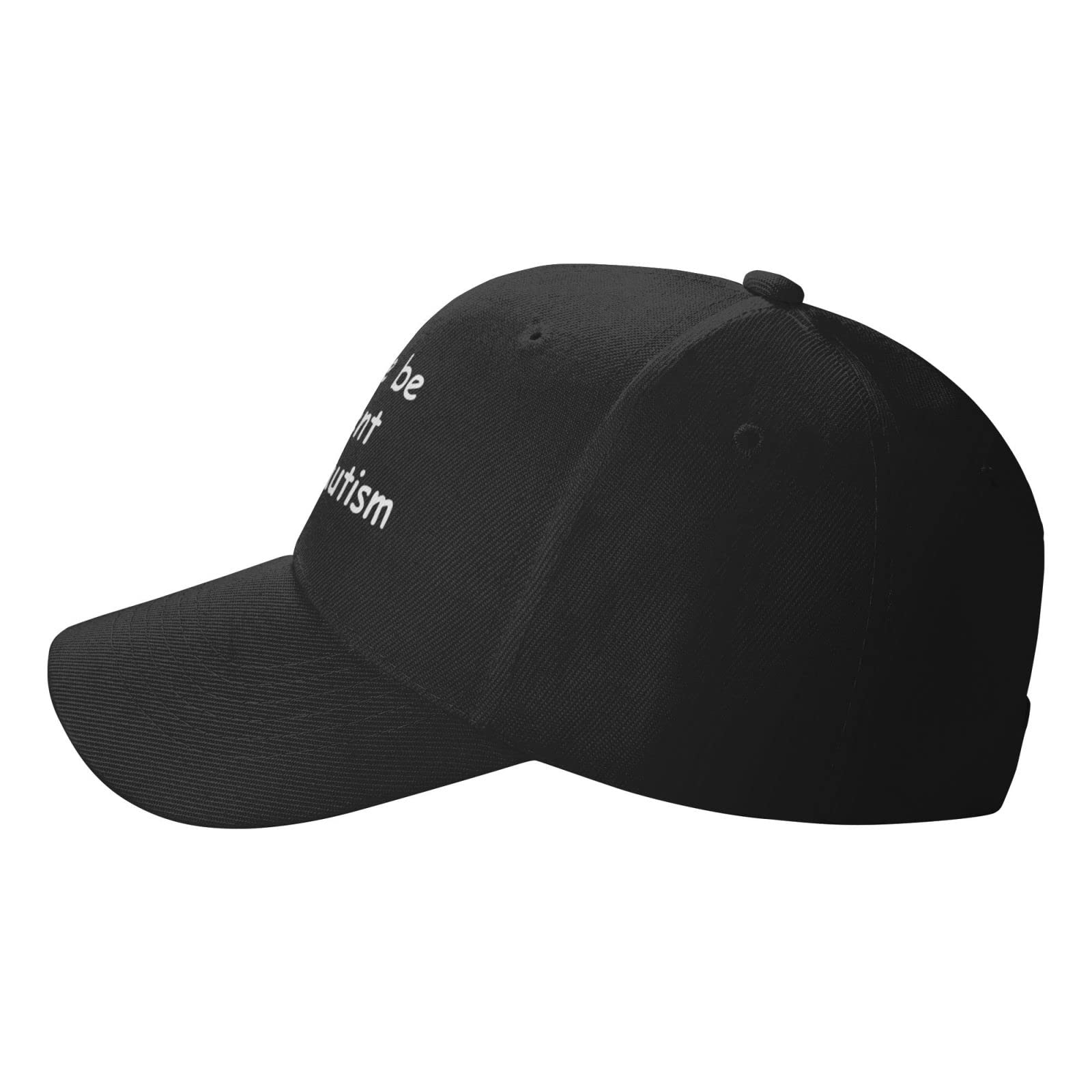 Please Be Patient I Have Autism Hat Baseball Cap Adjustable for Outdoor Sports Hats Black