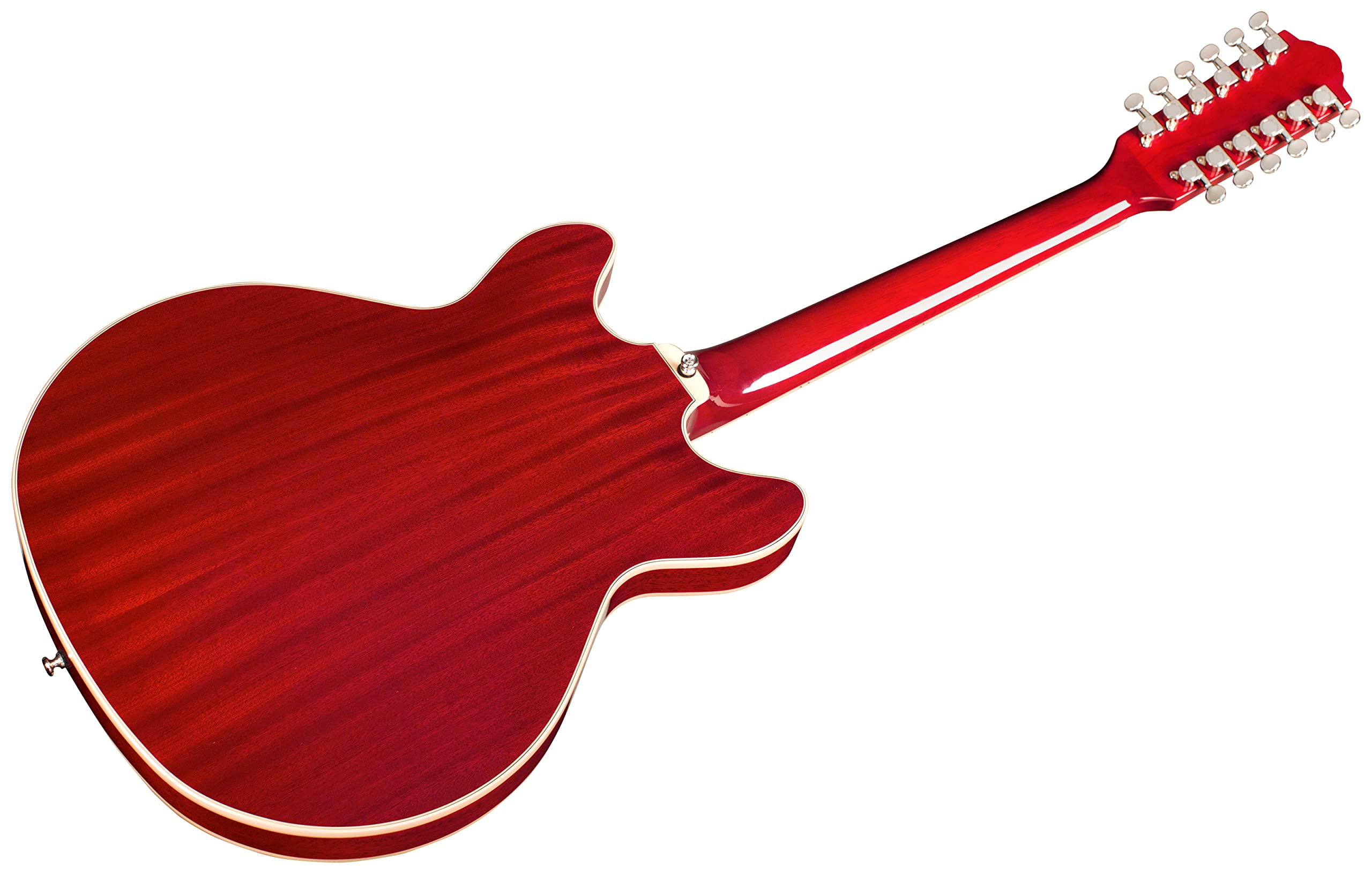 Guild Guitars Starfire I-12 Double Cutaway 12-String Semi-Hollow Body Electric Guitar, Cherry Red - Modern Thin “U“ Neck Profile for Fast, Smooth Playing, HB-2 Humbuckers with Push/Pull Coil Split