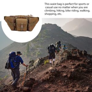 Fishing Fanny Pack Hiking Storage Bag Nylon Waist Bag Waterproof Waist Bag Sports Bag Waterproof Waist Pouch Waist Storage Bag Portable Waist Bag Fishing Bag Hiking Waist Bag