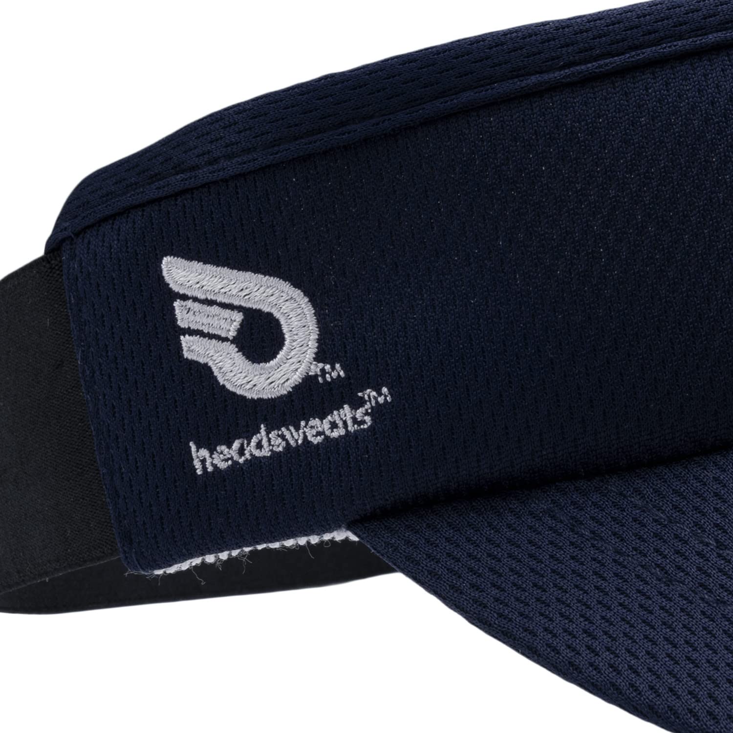 Headsweats unisex adult Lightweight Performance Running Sun Visor, Navy Blue, 1 US